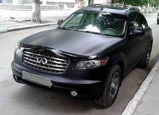 Купить Дефлектор капота мухобойка Infiniti FX35(FX45) 2003-2008 258 Дефлекторы капота Infiniti