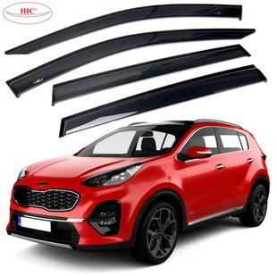 Купить Дефлекторы окон ветровики HIC для Kia Sportage 2015 - Оригинал (K44) 58236 Дефлекторы окон Hyundai