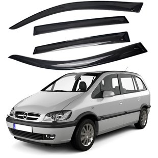 Купить Дефлекторы окон ветровики для Opel Zafira A 1999-2005 Acrylic 60956 Дефлекторы окон Opel