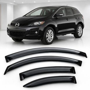 Купити Дефлектори вікон вітровики для Mazda CX-7 2006-2012 Скотч 3M (AMM21106) Acrylic 4 шт 110606 Дефлектори вікон Mazda