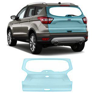 Купити Антигравійна захисна бронеплівка за лекалами для Ford Kuga II 2013-2019 - зона кришки багажника 104450 Модельні лекала захисних плівок для Ford