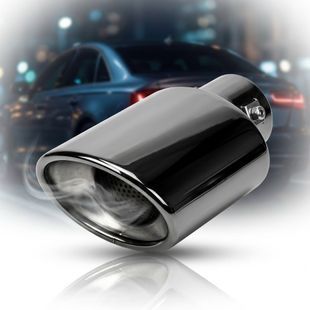 Buy Exhaust tip Elegant Oval oblique &Oslash; 60 x 108 x 180 mm Chrome (EL 106 015) 59018 Muffler tips