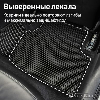 Купить Коврики в салон EVA для Lexus ES 350 2006-2012 с подпятником Черные 5 шт 64117 Коврики для Lexus