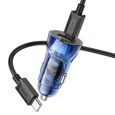 Купити Автомобільний зарядний пристрій Z47A PD30W + QC3.0 набір з кабелем USB (Оригінал) 58042 Зарядний пристрій - USB Адаптери - Розгалужувачі - FM Модулятори