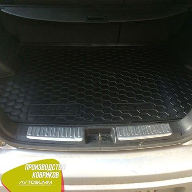 Купити Автомобільний килимок у багажник Mitsubishi Outlander 2003-2007 / Гумо - пластик 42222 Килимки для Mitsubishi