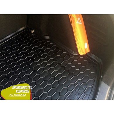 Купити Автомобільний килимок в багажник Renault Megane 3 2009 - Universal з вухами / Гумо - пластик 42322 Килимки для Renault