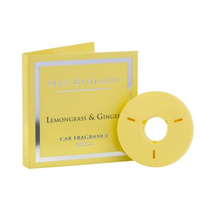 Купить Ароматизатор воздуха Max Benjamin на обдув Lemongrass-Ginger (Лемонграс и Имбирь) Оригинал 60294 Ароматизаторы VIP