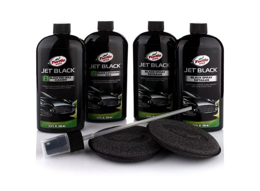 Купити Набір поліролей для чорного автомобіля Turtle Wax Black Box Jet Black Finish Kit (52731) 40528 Поліролі кузова віск - рідке стелко - кераміка