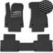 Buy EVA floor mats for Audi E-tron quattro SUV 2018- with heel pad Black-Grey edging 5 pcs 66356 Floor mats for Audi