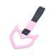 Buy Tsurikawa pink heart with black strap (Japanese JDM handlebar) 95464 Trending product - 4 photos from 5