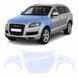 Buy Pre-cut paint protection film for Audi Q7 4L 2005-2015 - hood + front fenders 101674 Model-specific paint protection film patterns for Audi