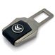Купить Заглушка ремня безопасности с логотипом Citroen Темный Хром 1 шт 39457 Заглушки ремня безопасности - 6 фото из 6