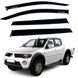 Купити Дефлектори вікон вітровики Mitsubishi L200 IV 2006-2015 Скотч 3M Voron Glass 81704 Дефлектори вікон Mitsubishi - 1 фото из 3