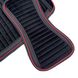 Купить Накидки на передние сидения Алькантара Napoli Premium Черные Красный кант 2 шт 32545 Накидки для сидений Premium (Алькантара) - 6 фото из 12