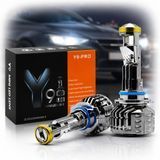 Купить LED лампы автомобильные Y9Pro H7 60W (Линзованные D16.5 мм С Обманкой Canbus) 63258 LED Лампы PRO Линзованные