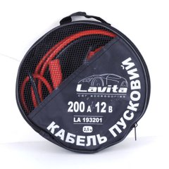 Купить Пусковые провода прикуривания Lavita 200А / 2.5 м / в сумке (LA193201 ) 39286 Пусковые провода