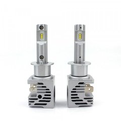 Купить Лампа LED H1 радиатор+кулер 5000Lm M3 Pro /Philips ZES/25W/6000K/IP67/8-48v (2шт) 26223 LED Лампы Китай
