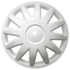 Купити Ковпаки для колес Elegant R16 Білі Пласкі 2 шт 21891 16 (Star)