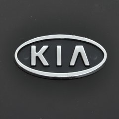Купить Эмблема для Kia Sepia / Rio 90 x 45 мм 3М скотч Черная 21358 Эмблемы на иномарки