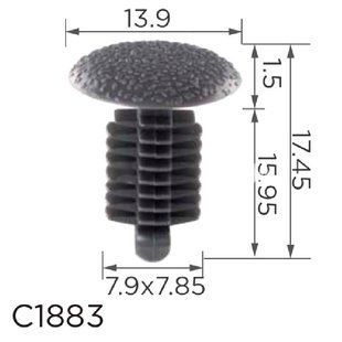 Buy Clip solon body trunk Opel, Ford, Chevrolet, Citroen, Peugeot (2346824, 90283614, 10350) (C1883) 74167 Nail type fastener