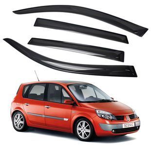 Buy Window deflectors wind visors for Renault Scenic II 2003-2009 Acrylic 60957 Window deflectors for Renault