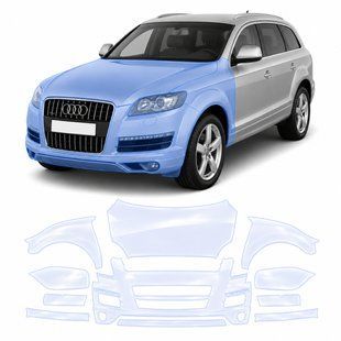 Buy Pre-cut paint protection film for Audi Q7 4L 2005-2015 - front end 101675 Model-specific paint protection film patterns for Audi
