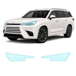 Купити Антигравійна захисна бронеплівка за лекалами для Lexus TX I 2024- оптика (фари та ПТФ) 106356 Модельні лекала захисних плівок для Lexus