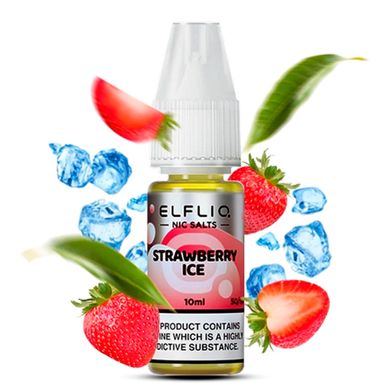 Купить Elf Liq жидкость 10 ml 50 mg Strawberry Ice Колубника со льдом 66408 Жидкости от ElfLiq