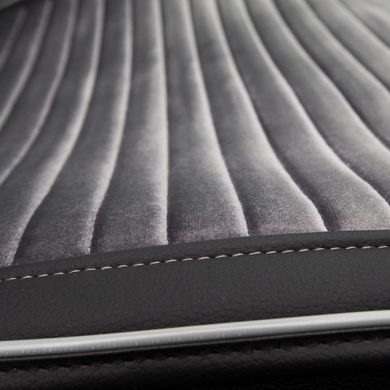 Купить Накидки на передние сидения Алькантара Napoli Premium Темно- серые 2 шт 32546 Накидки для сидений Premium (Алькантара)