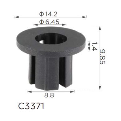 Купити Гайки бампера Mercedes A0039947545 (C3371) 73667 Гайки