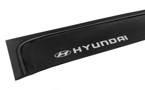 Купить Дефлекторы окон ветровики для Hyundai Tucson (JM) 2004-2010 Скотч 3M Voron Glass 41127 Дефлекторы окон Hyundai