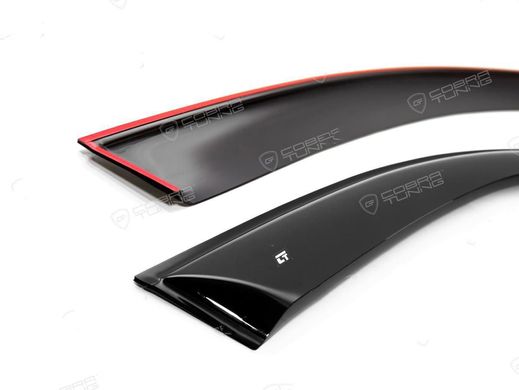 Купить Дефлекторы окон ветровики для Toyota Prius Alpha (ZVW40/41) 2011- Cobra Tuning (T214511) 36263 Дефлекторы окон Toyota