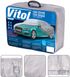 Купить Тент автомобильный Vitol размера L серый на подкладке (Карманы Под Зеркало) 7605 Тенты для седанов - 4 фото из 4