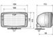 Купить Противотуманная фара Wesem Zetor 184x102 мм H4 / навесная с подсветкой / 1 шт (RE257.77) 8677 Противотуманные фары WESEM Польша - 3 фото из 3