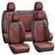 Купить Чехлы Накидки для сидений Voin 5D Комплект Коричневые Коричневый кант (VB-8828 BR) 67119 Накидки для сидений Premium (Алькантара) - 1 фото из 4