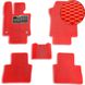 Купить Коврики в салон EVA для Toyota Rav 4 2018- ДВС/Hybrid (Металлический подпятник) Красные-Красный кант 5 шт 63144 Коврики для Toyota