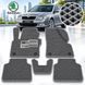 Купити Килимки в салон EVA для Skoda Octavia A5 2004-2013 (Металевий підп'ятник) Сірі 5 шт 62894 Килимки для Skoda