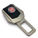 Купити Заглушка ременя безпеки з логотипом Темний хром Fiat 1 шт 39458 Заглушки ременя безпеки - 1 фото из 6