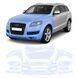 Buy Pre-cut paint protection film for Audi Q7 4L 2005-2015 - front end 101675 Model-specific paint protection film patterns for Audi