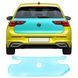 Buy Pre-cut paint protection film for Volkswagen Golf VIII 2019-2023 - trunk lid area 109874 Model patterns of protective films for Volkswagen