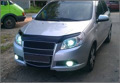 Купить Дефлектор капота мухобойка Chevrolet Aveo 2008-2012 хэтчбек 1510 Дефлекторы капота Chevrolet