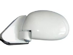 Купить Зеркало автомобильное боковое ВАЗ 01-07 белый глянец ( форма капли модель 3Б на шарнире ) 2шт 23931 Зеркала  Боковые  универсальные Тюнинг