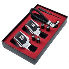 Купити Подарунковий набір №1 для Honda (заглушки ременя / ковпачки на ніпель / брелок) 56245 Подарункові набори для автомобіліста