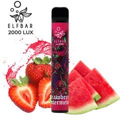 Купити Elf Bar Lux 2000 POD 5% Оригінал Strawberry Watermelon Полуниця Кавун 60242 Одноразові POD системи