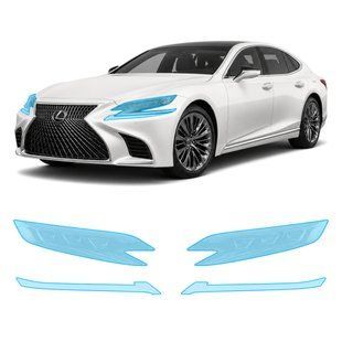 Buy Pre-cut paint protection film for Lexus LS XF50 2018-2020 - optics (headlights & fog lights) 106224 Model-specific paint protection film patterns for Lexus