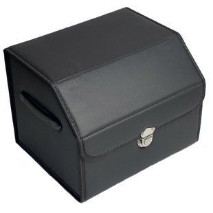 Buy Organizer travel bag for the trunk 38 x 31 x 29 cm Eco-leather Black 1 pc 40671 Travel bag organizer