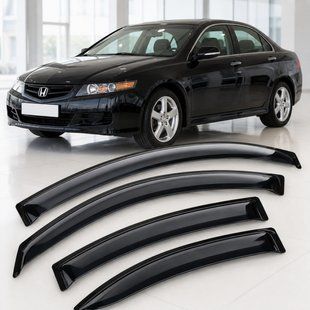 Buy Window deflectors for Honda Accord VII Sd 2003-2007/Acura TSX 2003-2007 3M Tape (AMH10103) Acrylic 4 pcs 110558 Window deflectors for Honda