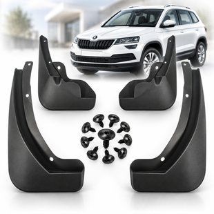 Купити Бризковики для Skoda Karoq 2018- Комплект 4 шт 83649 Бризговики Skoda