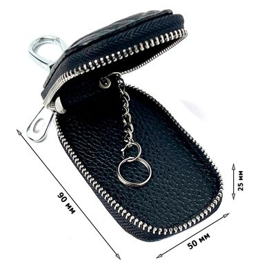 Купити Ключниця – чохол автомобільна для ключів з логотипом Infiniti Ромб Чорний 60895 Чохли для автоключів