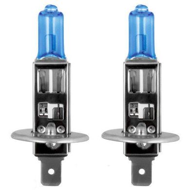 Купить Автолампа галогенная Brevia Power Blue H1 12V 55W 4200K 2 шт (12010PBS) 38202 Галогеновые лампы Brevia